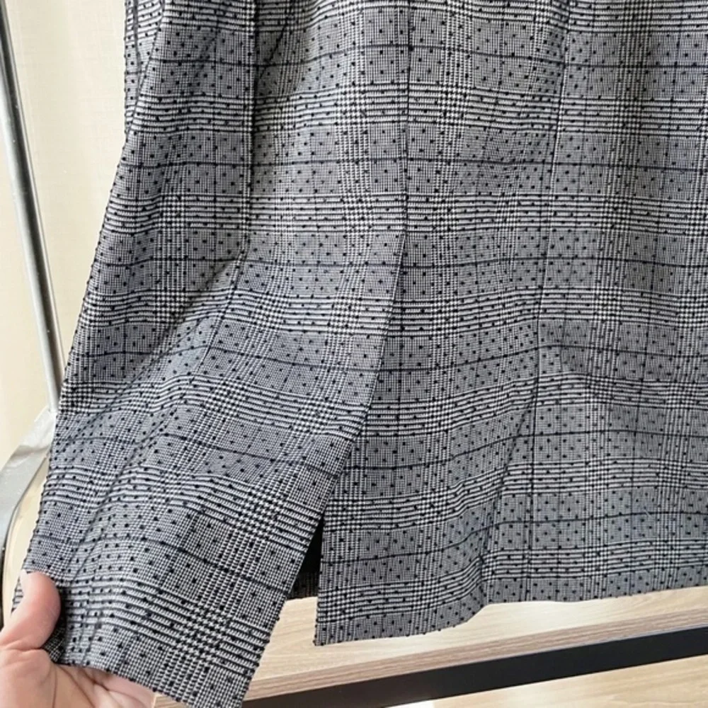 🆕 Jason Wu Collection Runway Cap Sleeve Plaid & Polka Dot Lace Midi Dresse - Picture 12 of 16